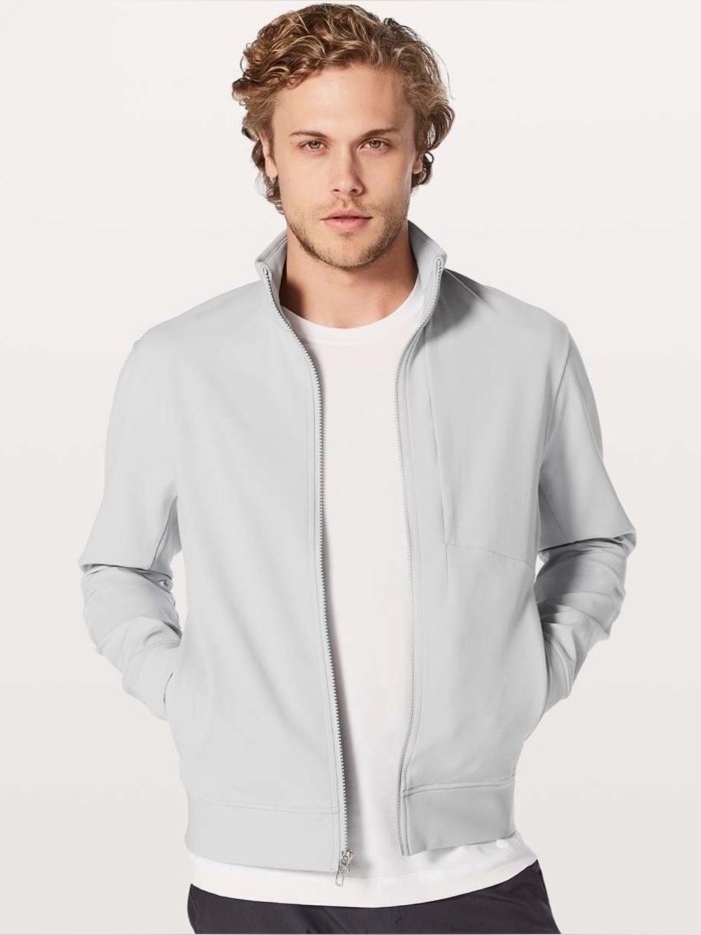 lululemon athletica Men’s Sojourn Jacket Feather Gray